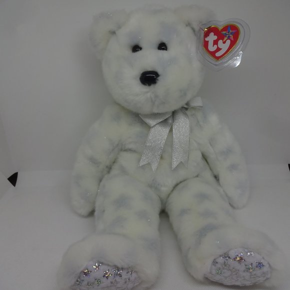 Vintage TY "THE BEGINNING BEAR" Retired 2000 (NWT) - Picture 3 of 6